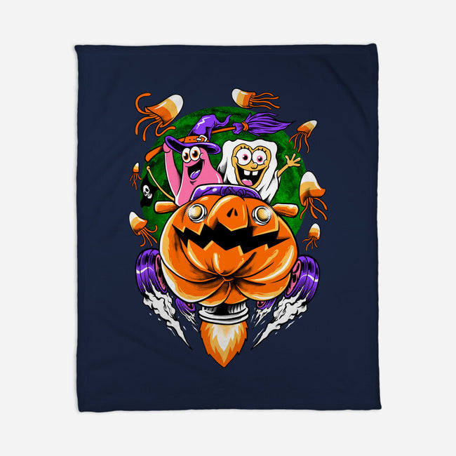 Halloween Attack-None-Fleece-Blanket-spoilerinc