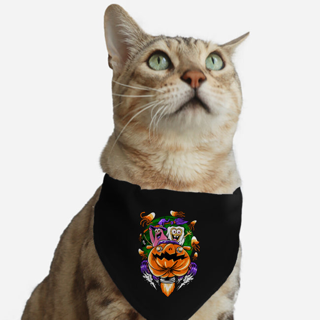 Halloween Attack-Cat-Adjustable-Pet Collar-spoilerinc