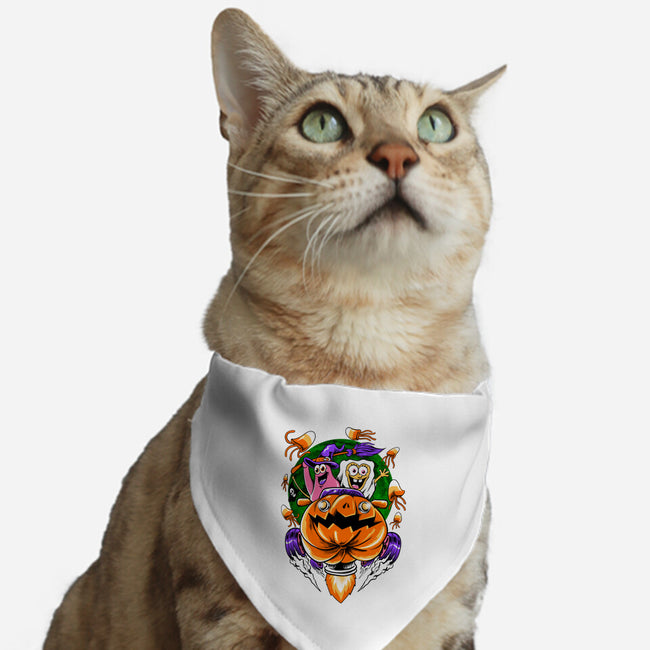Halloween Attack-Cat-Adjustable-Pet Collar-spoilerinc