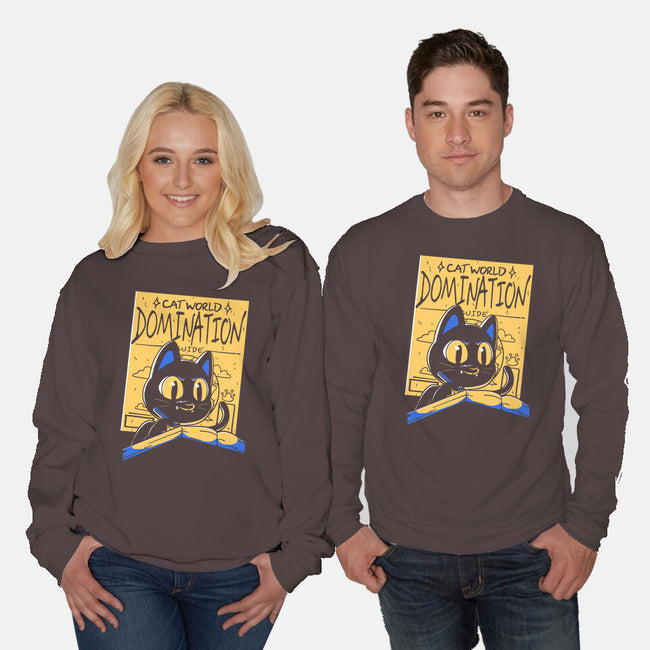 Cat Masterplan-Unisex-Crew Neck-Sweatshirt-estudiofitas