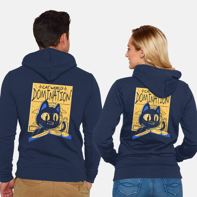 Cat Masterplan-Unisex-Zip-Up-Sweatshirt-estudiofitas