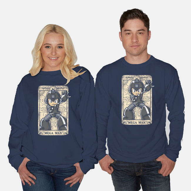 Mega Tarot-Unisex-Crew Neck-Sweatshirt-turborat14