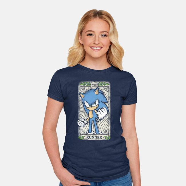 The Runner-Womens-Fitted-Tee-turborat14