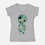 The Spirit Of The Forest-Womens-V-Neck-Tee-Hafaell