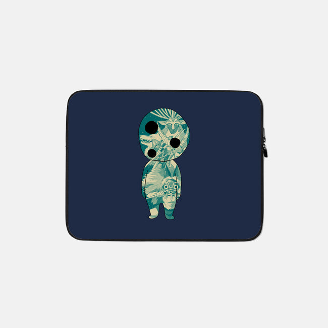 The Spirit Of The Forest-None-Zippered-Laptop Sleeve-Hafaell