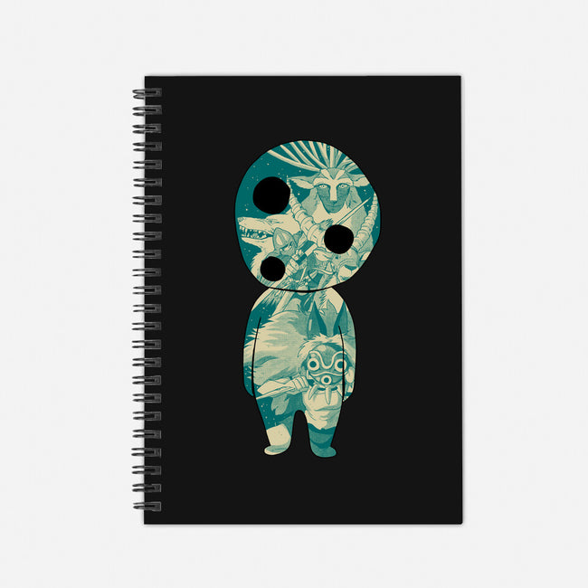 The Spirit Of The Forest-None-Dot Grid-Notebook-Hafaell