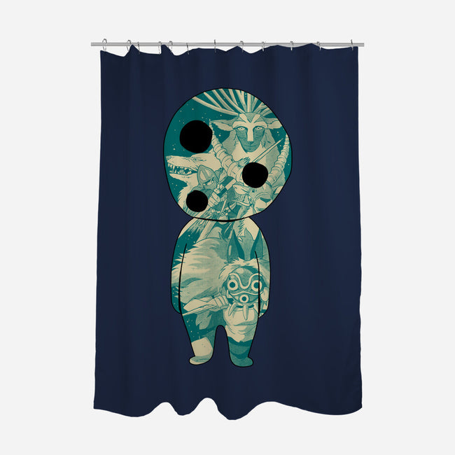The Spirit Of The Forest-None-Polyester-Shower Curtain-Hafaell