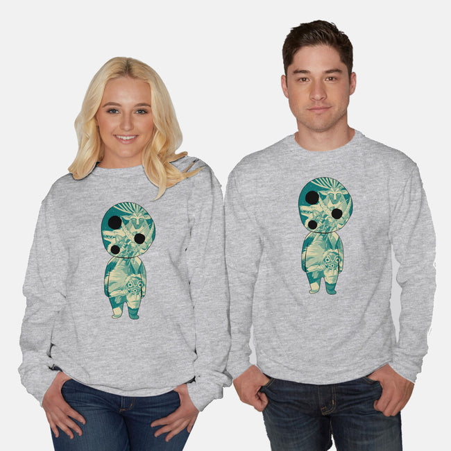 The Spirit Of The Forest-Unisex-Crew Neck-Sweatshirt-Hafaell