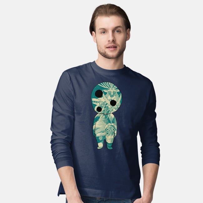 The Spirit Of The Forest-Mens-Long Sleeved-Tee-Hafaell