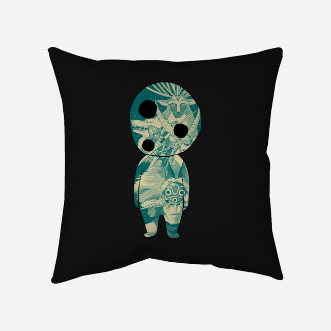 The Spirit Of The Forest-None-Removable Cover w Insert-Throw Pillow-Hafaell