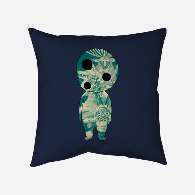 The Spirit Of The Forest-None-Removable Cover w Insert-Throw Pillow-Hafaell