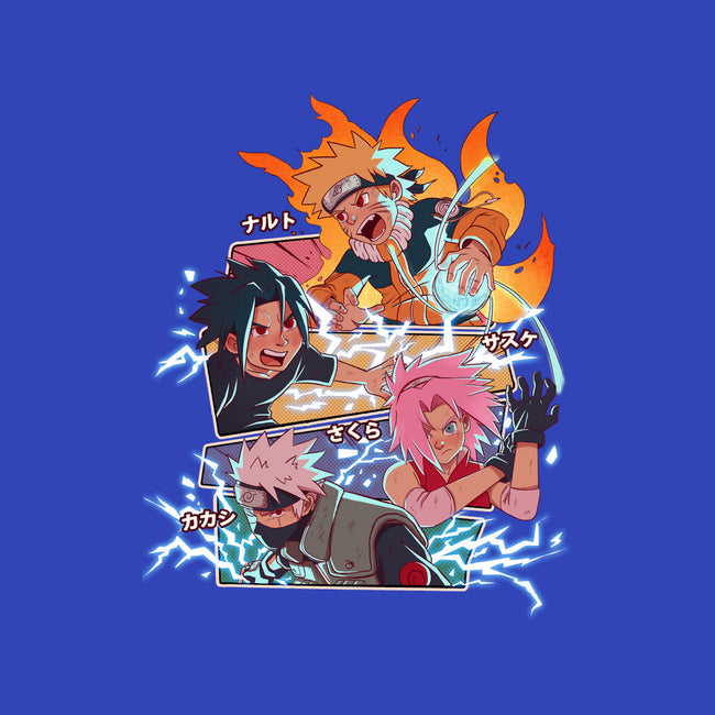 Naruto Battle-Womens-Fitted-Tee-jacnicolauart