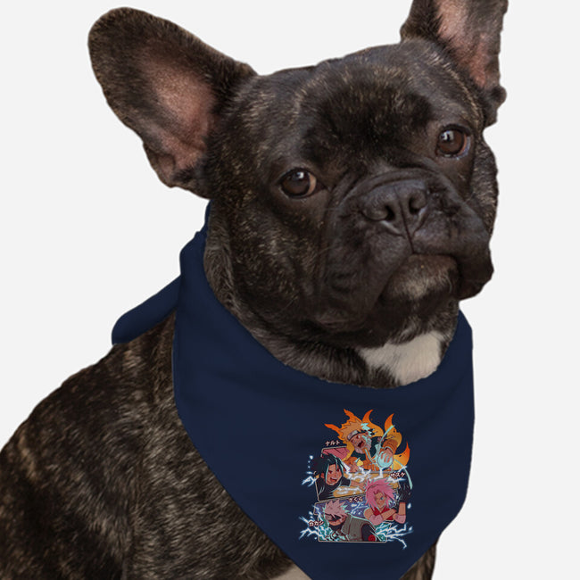 Naruto Battle-Dog-Bandana-Pet Collar-jacnicolauart