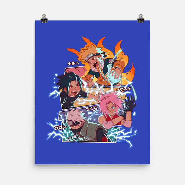 Naruto Battle-None-Matte-Poster-jacnicolauart