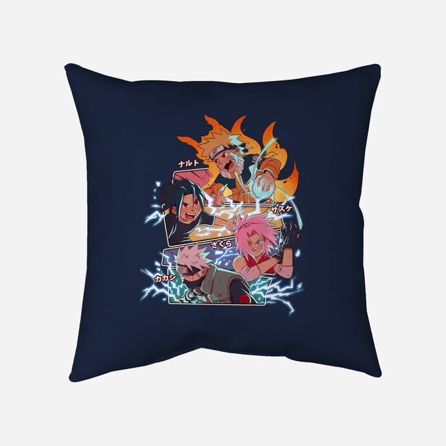 Naruto Battle-None-Non-Removable Cover w Insert-Throw Pillow-jacnicolauart