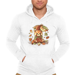 Red Panda Leaf Umbrella