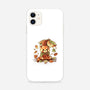 Red Panda Leaf Umbrella-iPhone-Snap-Phone Case-NemiMakeit