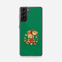 Red Panda Leaf Umbrella-Samsung-Snap-Phone Case-NemiMakeit