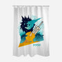 Cloud And Chocobo-None-Polyester-Shower Curtain-Logozaste