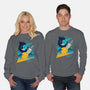 Cloud And Chocobo-Unisex-Crew Neck-Sweatshirt-Logozaste