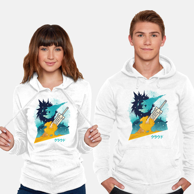 Cloud And Chocobo-Unisex-Pullover-Sweatshirt-Logozaste