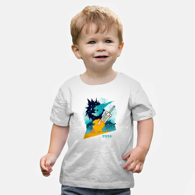 Cloud And Chocobo-Baby-Basic-Tee-Logozaste