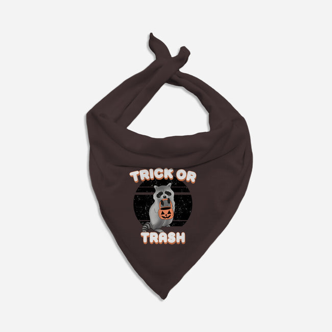 Trick Or Trash-Cat-Bandana-Pet Collar-MaxoArt