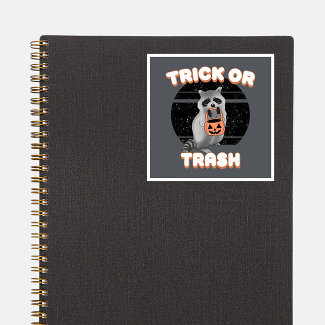 Trick Or Trash-None-Glossy-Sticker-MaxoArt