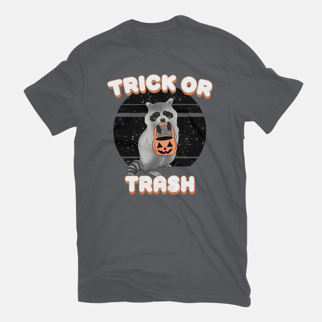 Trick Or Trash-Mens-Premium-Tee-MaxoArt