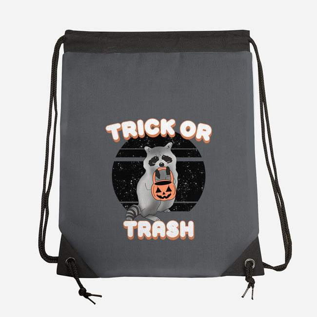 Trick Or Trash-None-Drawstring-Bag-MaxoArt