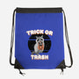 Trick Or Trash-None-Drawstring-Bag-MaxoArt