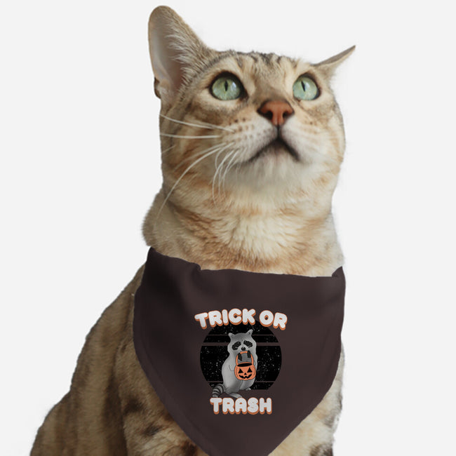Trick Or Trash-Cat-Adjustable-Pet Collar-MaxoArt