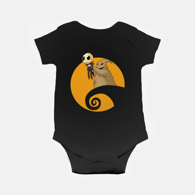 A Nightmare-Baby-Basic-Onesie-MaxoArt