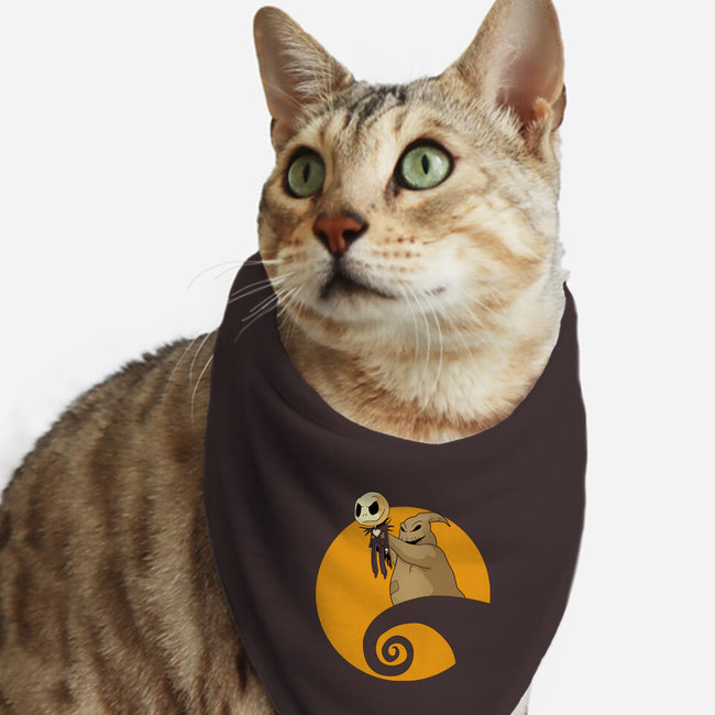 A Nightmare-Cat-Bandana-Pet Collar-MaxoArt