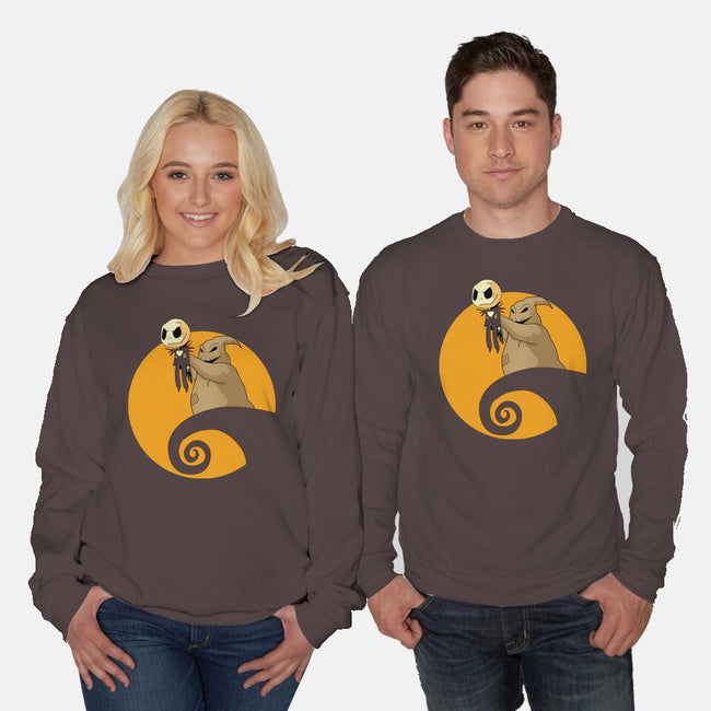 A Nightmare-Unisex-Crew Neck-Sweatshirt-MaxoArt