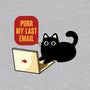 Purr My Last Email-Unisex-Basic-Tee-tobefonseca