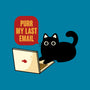 Purr My Last Email-Unisex-Basic-Tee-tobefonseca