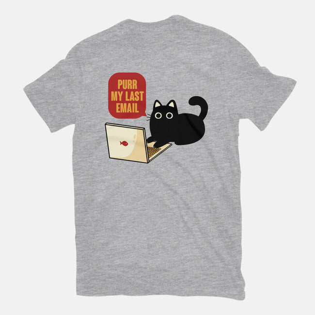 Purr My Last Email-Mens-Heavyweight-Tee-tobefonseca