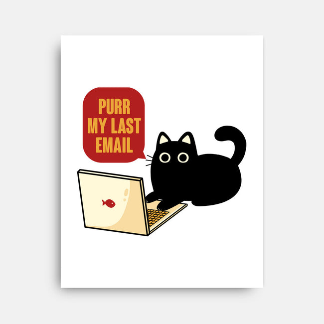 Purr My Last Email-None-Stretched-Canvas-tobefonseca