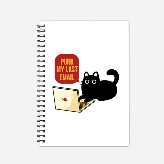 Purr My Last Email-None-Dot Grid-Notebook-tobefonseca