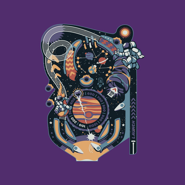 Pinball Space Machine-Womens-Fitted-Tee-tobefonseca