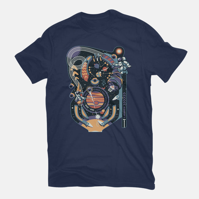 Pinball Space Machine-Unisex-Basic-Tee-tobefonseca