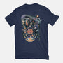 Pinball Space Machine-Womens-Fitted-Tee-tobefonseca