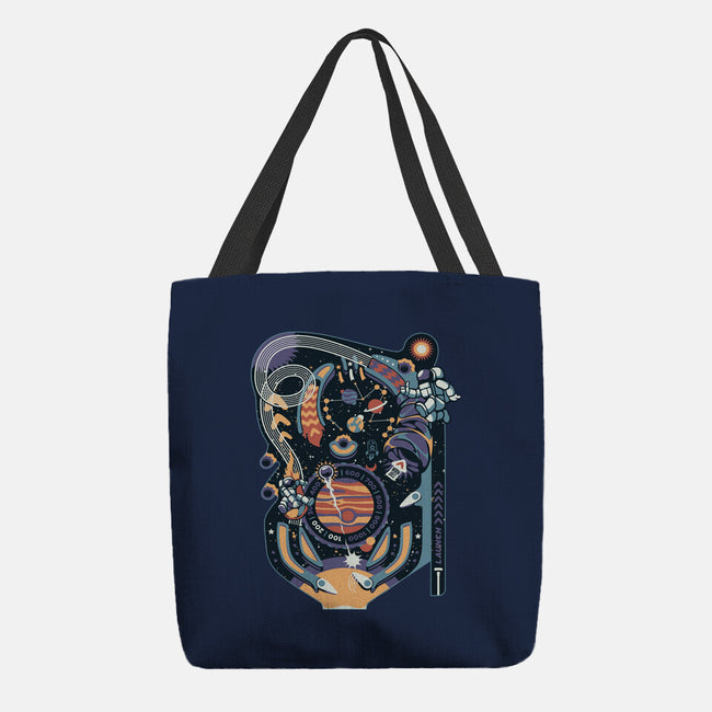 Pinball Space Machine-None-Basic Tote-Bag-tobefonseca