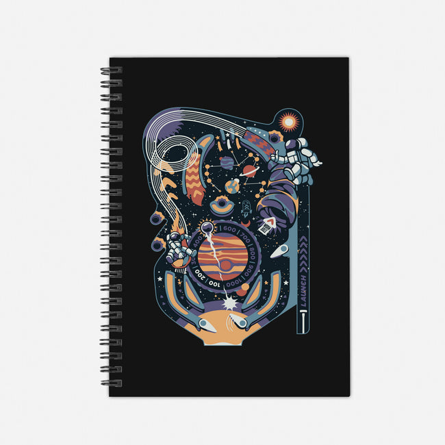 Pinball Space Machine-None-Dot Grid-Notebook-tobefonseca