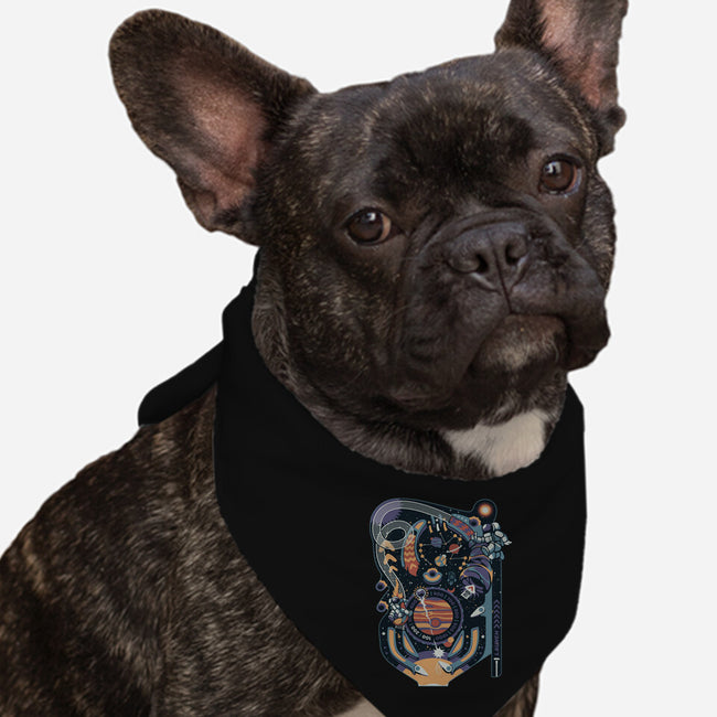 Pinball Space Machine-Dog-Bandana-Pet Collar-tobefonseca