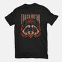 Trash Metal Raccoon-Womens-Fitted-Tee-Thiago Correa