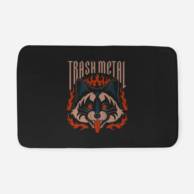 Trash Metal Raccoon-None-Memory Foam-Bath Mat-Thiago Correa