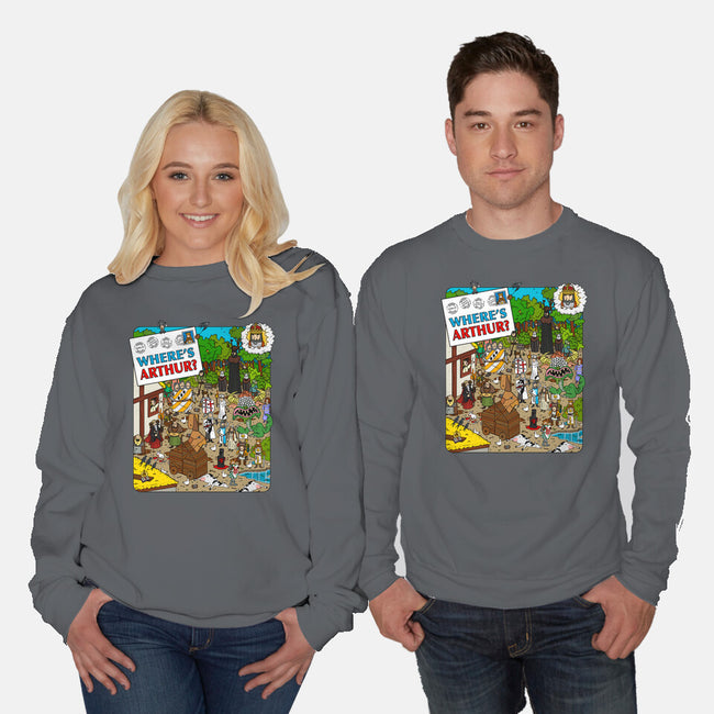 Where’s Arthur?-Unisex-Crew Neck-Sweatshirt-drbutler