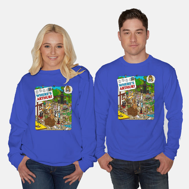 Where’s Arthur?-Unisex-Crew Neck-Sweatshirt-drbutler